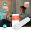 NEDIS SmartLife Multiprise Wi-Fi 3680 W - 4 Prises + 2 USB-A + 2 USB-C4 NEDIS SmartLife Multiprise Wi-Fi 3680 W - 4 Prises + 2 USB-A + 2 USB-C