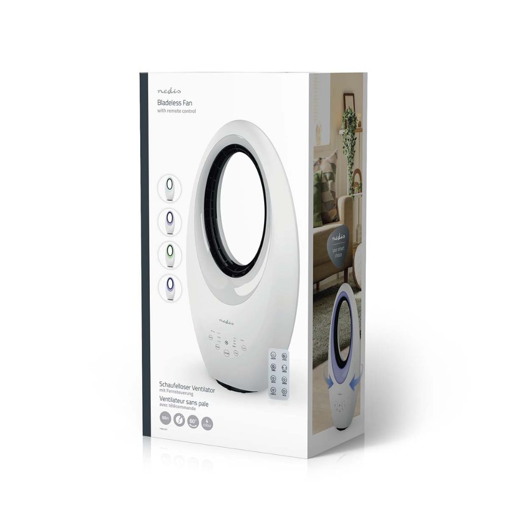 NEDIS Ventilateur sans pale 50 W - Oscillation et Télécommande