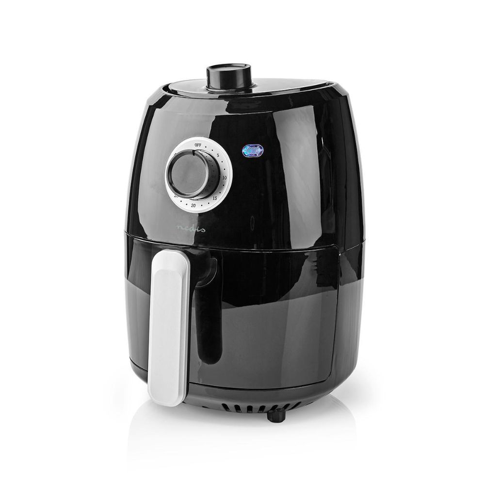 Nedis Air Fryer Capacité 2,4 L Minuteur 30 min Thermostat Réglable Sans PFAS Nedis Air Fryer | Capacité 2,4 L | Minuteur 30 min | Thermostat Réglable | Sans PFAS