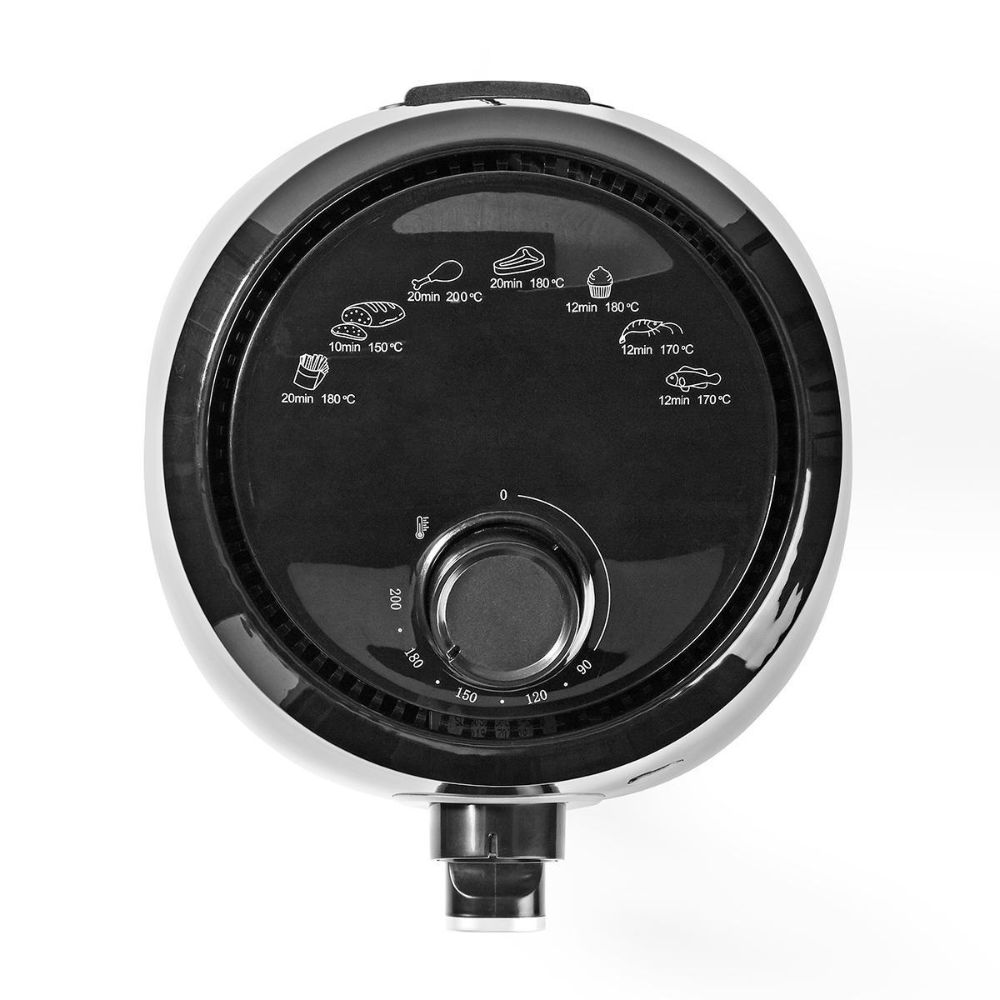 Nedis Air Fryer Capacité 2,4 L Minuteur 30 min Thermostat Réglable Sans PFAS3 Nedis Air Fryer | Capacité 2,4 L | Minuteur 30 min | Thermostat Réglable | Sans PFAS