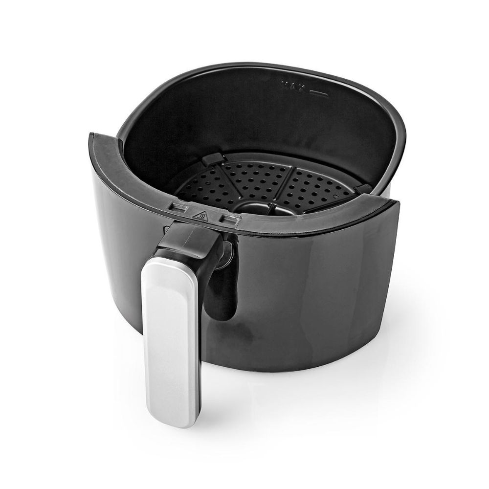 Nedis Air Fryer Capacité 2,4 L Minuteur 30 min Thermostat Réglable Sans PFAS7 Nedis Air Fryer | Capacité 2,4 L | Minuteur 30 min | Thermostat Réglable | Sans PFAS