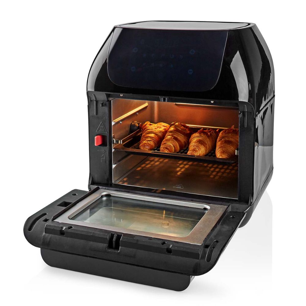 Nedis Four Multifonction 9-en-1 Air Fryer 12 L 1500W 9 Programmes Prédéfinis Sans PFAS11 Nedis Four Multifonction 9-en-1 | Air Fryer 12 L | 1500W | 9 Programmes Prédéfinis | Sans PFAS