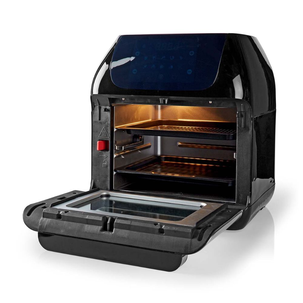Nedis Four Multifonction 9-en-1 Air Fryer 12 L 1500W 9 Programmes Prédéfinis Sans PFAS4 Nedis Four Multifonction 9-en-1 | Air Fryer 12 L | 1500W | 9 Programmes Prédéfinis | Sans PFAS