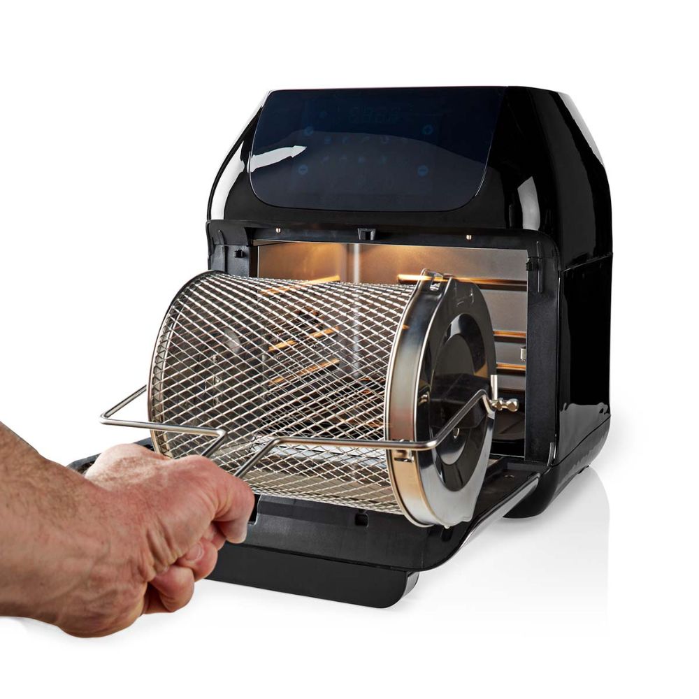 Nedis Four Multifonction 9-en-1 Air Fryer 12 L 1500W 9 Programmes Prédéfinis Sans PFAS5 Nedis Four Multifonction 9-en-1 | Air Fryer 12 L | 1500W | 9 Programmes Prédéfinis | Sans PFAS