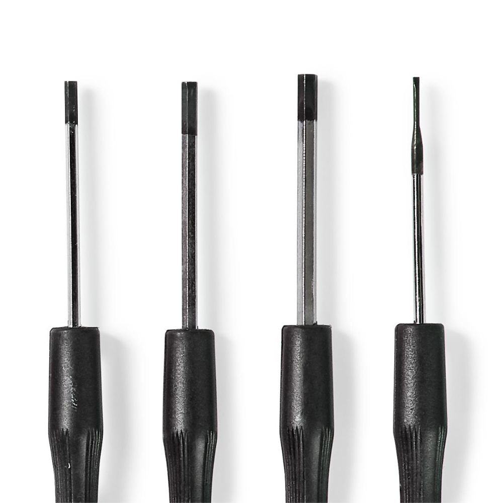 Nedis Kit de Tournevis de Précision | 15 Pièces - PH / Flat / Hex / TX