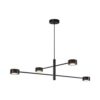 Nordlux Suspension LED Clyde Noir Métal Dimmable