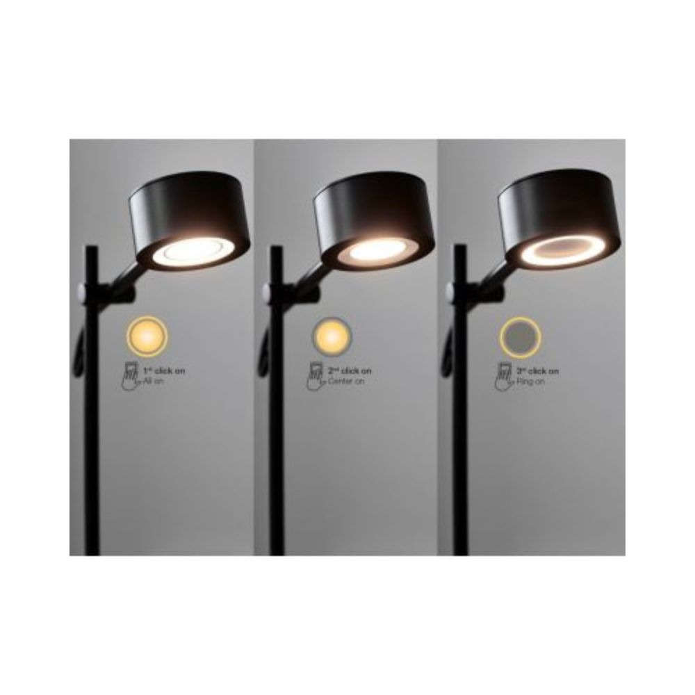 Nordlux Suspension LED Clyde Noir Métal Dimmable