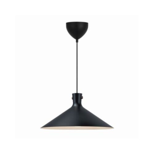 Nordlux Dorina 45 Suspension Luminaire Métal Noir - Design Scandinave - Pour 1x E27 Nordlux Suspension Dorina 45 Noir Design Scandinave