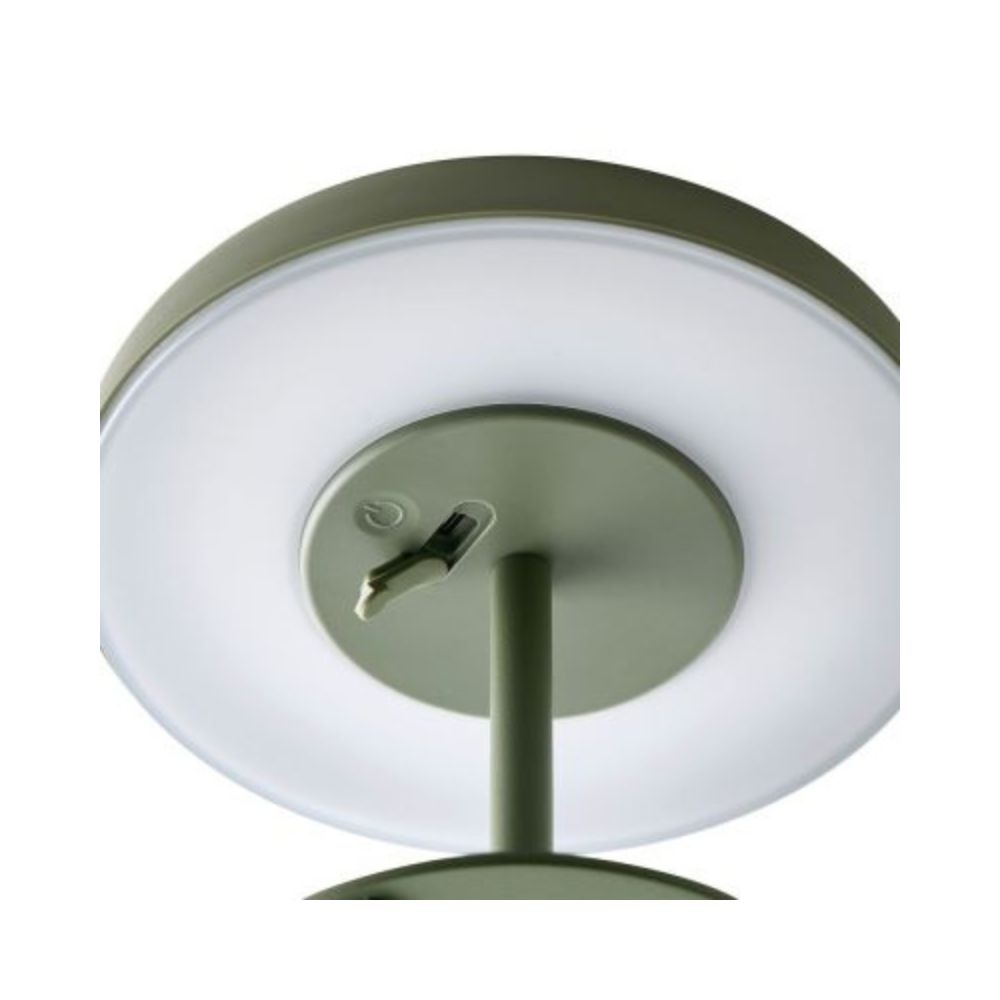Nordlux Lampe De Chevet Solar Elmer Batterie Vert 2W 100lm - 830 Blanc Chaud Dimmable 3 Niveaux4 Nordlux Lampe De Chevet Solar Elmer Batterie Vert
