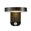 Nordlux Applique Murale Solaire Rica Rond Noir avec Détecteur