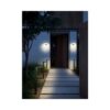 Nordlux Applique Murale Solaire Rica Rond Noir avec Détecteur