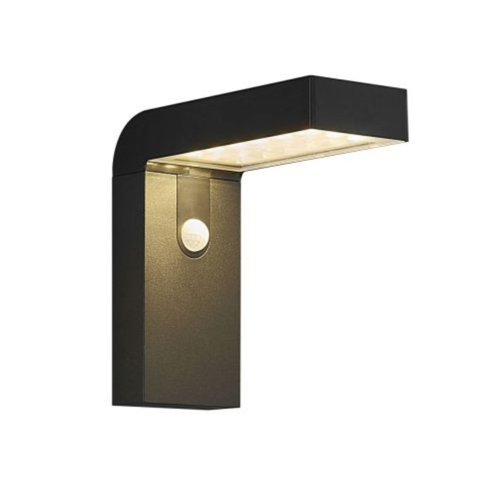 Nordlux Solar Monay Applique Murale Noir 5W 400lm - 830 Blanc Chaud Solaire Nordlux Applique Murale Solaire Monay Noir
