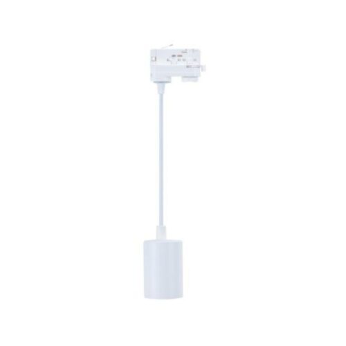 Noxion Spot Sur Rail Suspension Luminaire 3 Phases Aluminium Blanc - Pour 1x GU10 Noxion Spot sur Rail 3 Phases Blanc pour Ampoule GU10