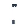 Noxion Spot sur Rail 3 Phases Noir pour Ampoule GU10