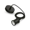 Suspension Philips Cord Vintage - Douille E27 Philips Suspension Cord Vintage E27 Noir
