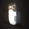 ALECTO Lampe de poche LED rechargeable et veilleuse automatique - Induction - Éclairage d'urgence - Blanc