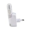 ALECTO Lampe de poche LED rechargeable et veilleuse automatique - Induction - Éclairage d'urgence - Blanc