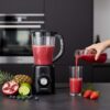 MELISSA Blender mixeur de table - 800 W - 1,5 L - 2 Vitesses + Pulse - 4 Lames en acier inoxydable - Noir5 MELISSA Blender mixeur de table - 800 W - 1,5 L - 2 Vitesses + Pulse - 4 Lames en acier inoxydable - Noir