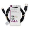NEDIS Câble USB 2.0 - USB-A Mâle vers USB-C™ Mâle - 2,00 m - Noir NEDIS Câble USB 2.0 - USB-A Mâle vers USB-C™ Mâle - 2,00 m - Noir