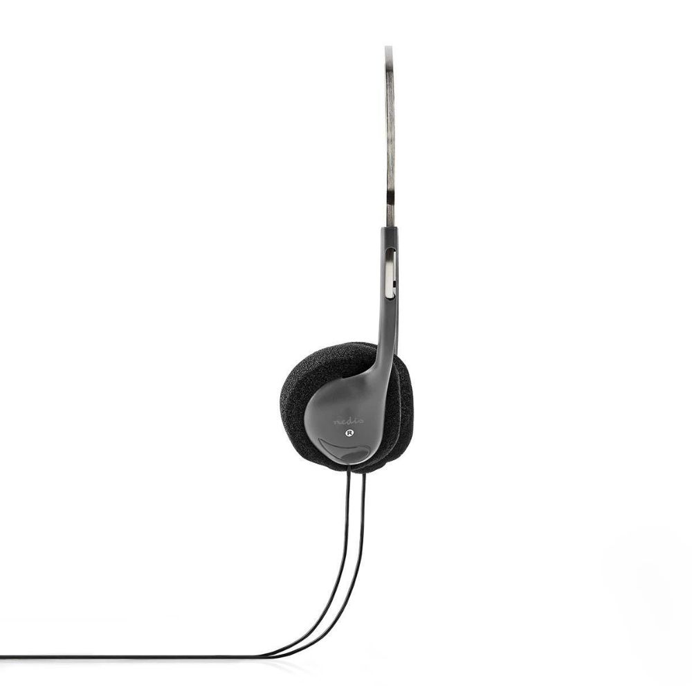 NEDIS Casque Filaire On-Ear - Jack 3,5 mm - Câble 1,20 m - Noir NEDIS Casque Filaire On-Ear - Jack 3,5 mm - Câble 1,20 m - Noir