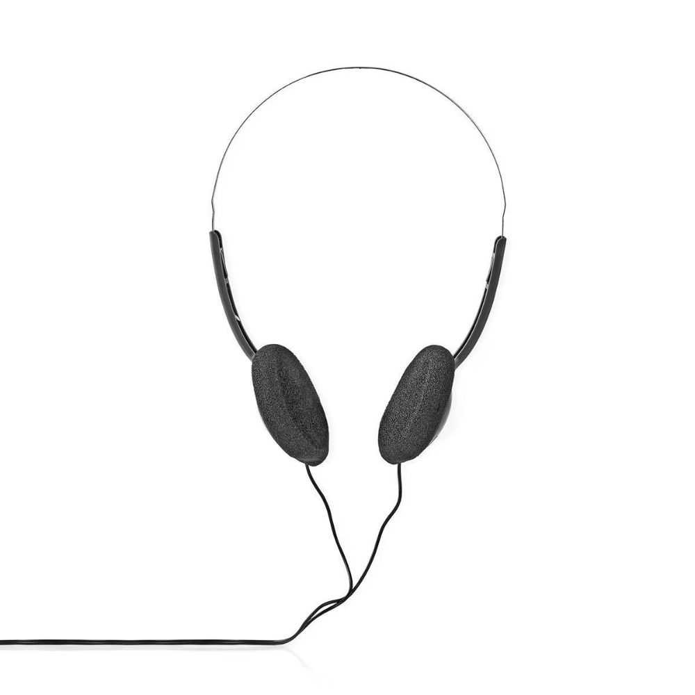 NEDIS Casque Filaire On-Ear - Jack 3,5 mm - Câble 1,20 m - Noir1 NEDIS Casque Filaire On-Ear - Jack 3,5 mm - Câble 1,20 m - Noir