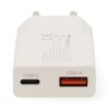 NEDIS Chargeur mural GaN - 30 W - USB-C™ Power Delivery & USB-A Quick Charge™ - Blanc1 NEDIS Chargeur mural GaN - 30 W - USB-C™ Power Delivery & USB-A Quick Charge™ - Blanc