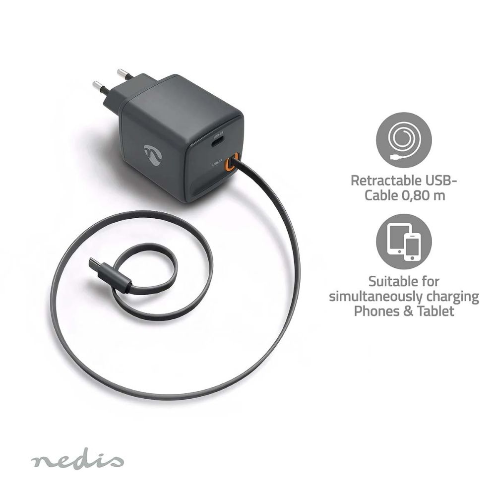 NEDIS Chargeur mural USB-C 65 W