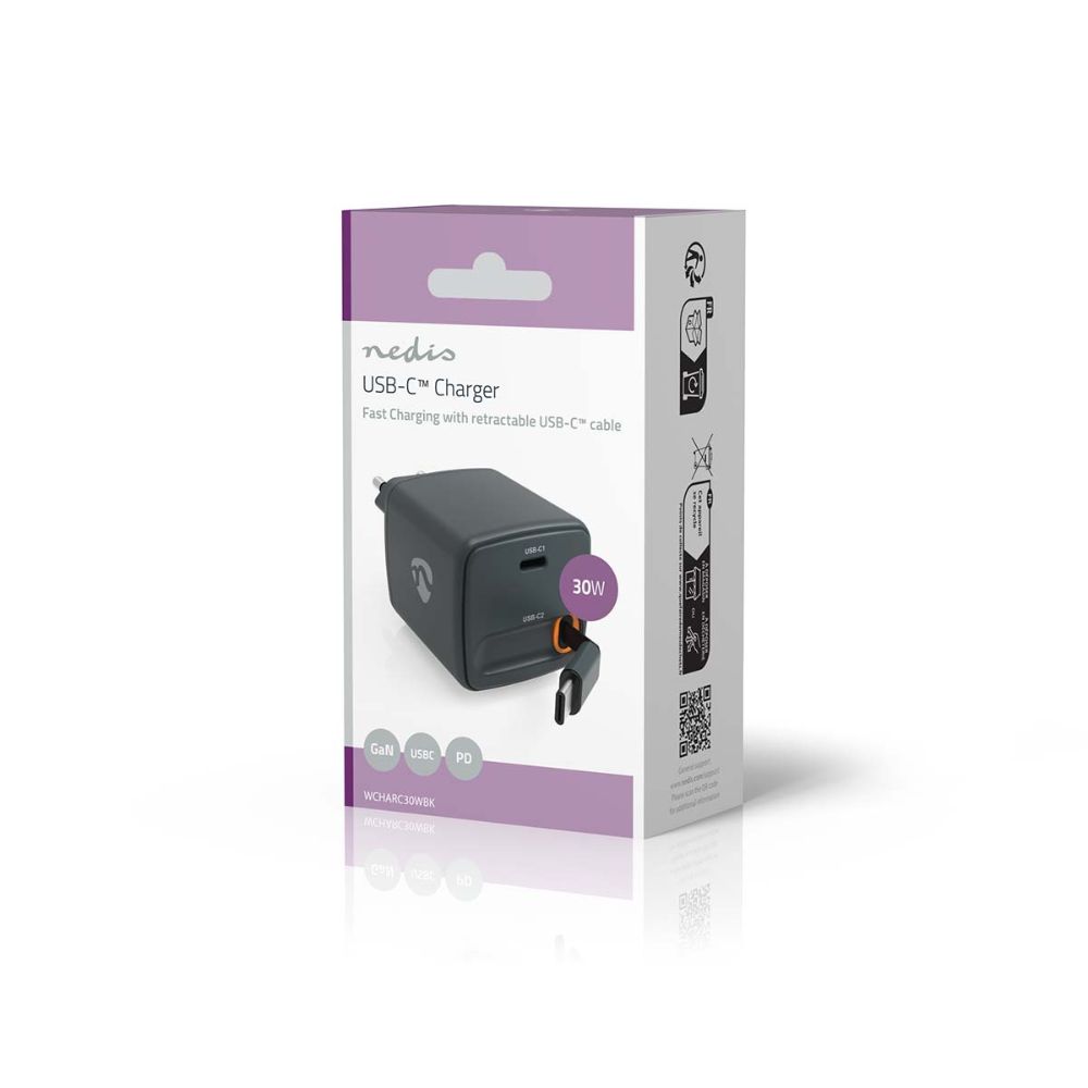NEDIS Chargeur mural USB-C 30 W