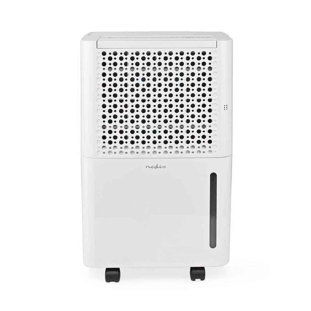 NEDIS Déshumidificateur - 10 L/Jour - Réservoir 2,1 L - Hygrostat réglable - Blanc