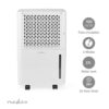 NEDIS Déshumidificateur - 10 L/Jour - Réservoir 2,1 L - Hygrostat réglable - Blanc