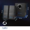 NEDIS Haut-parleur de Jeux 2.1 - 33 W - Caisson de basses & Satellites - Alimenté par USB - Noir