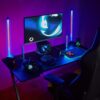 NEDIS Haut-parleur de Jeux 2.1 - 33 W - Éclairage LED Multicolore - Alimenté par USB - Noir