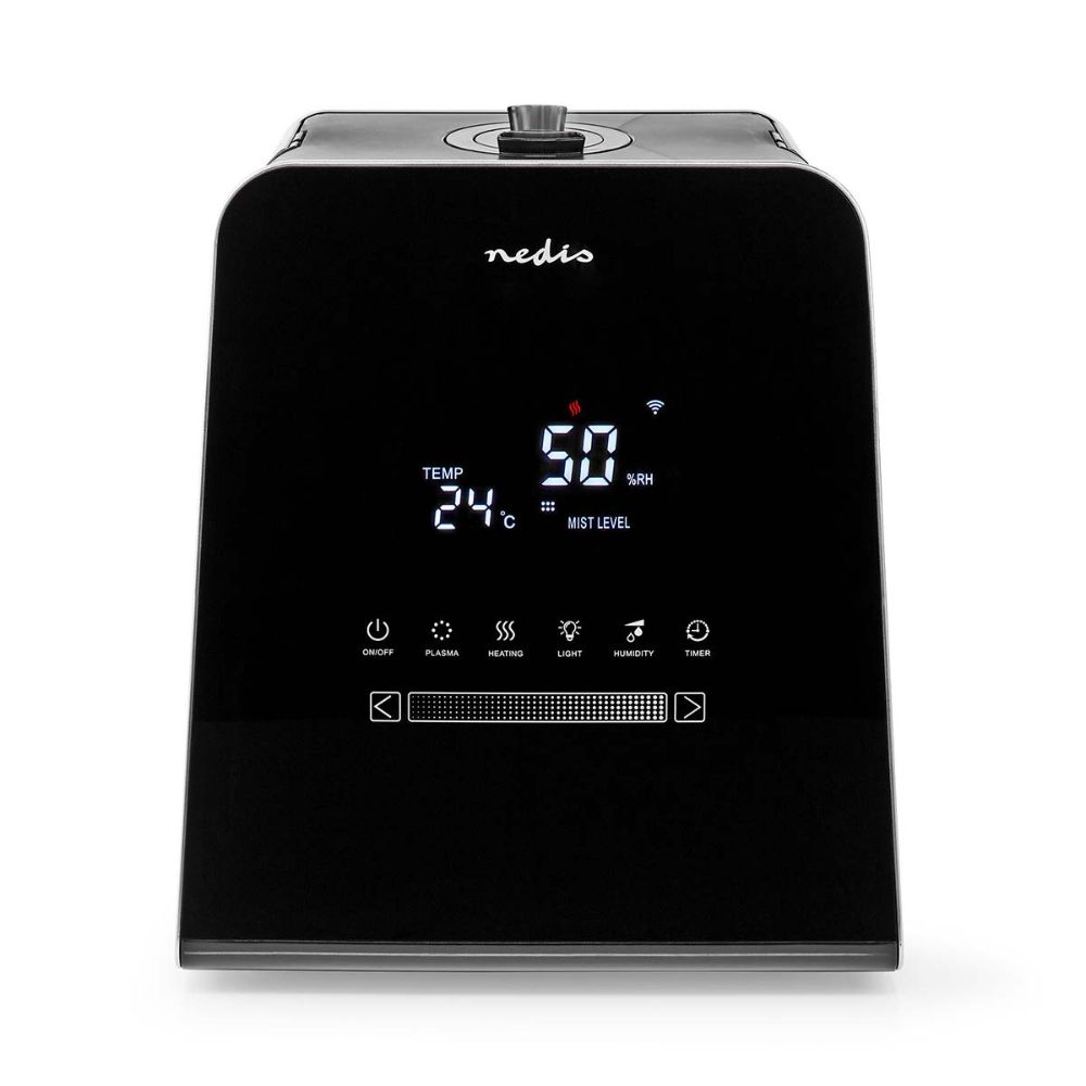 NEDIS Humidificateur SmartLife Ultrasonique Wi-Fi - 110 W / 5,5 L - Brume Fraîche et Chaude - Noir