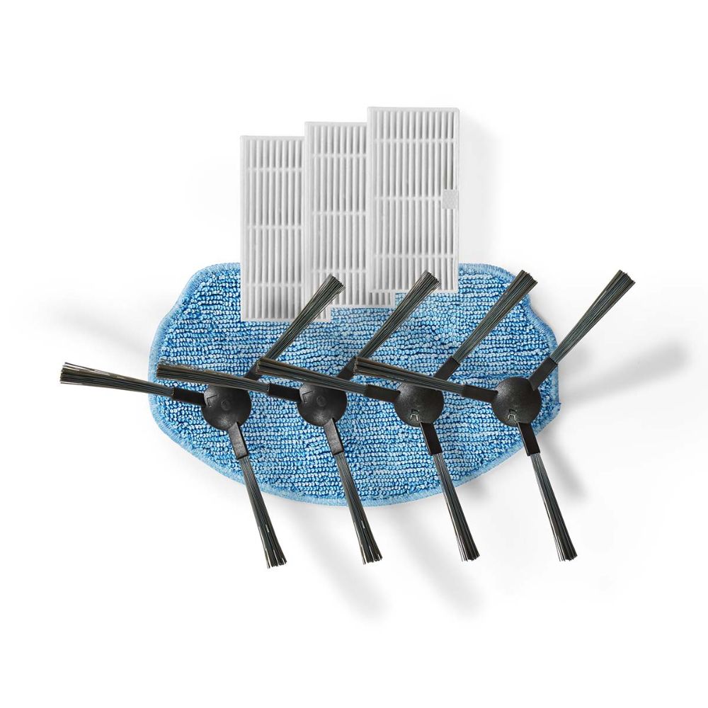 NEDIS Kit d'accessoires et pièces de rechange pour aspirateur robot WIFIVCR001CBK