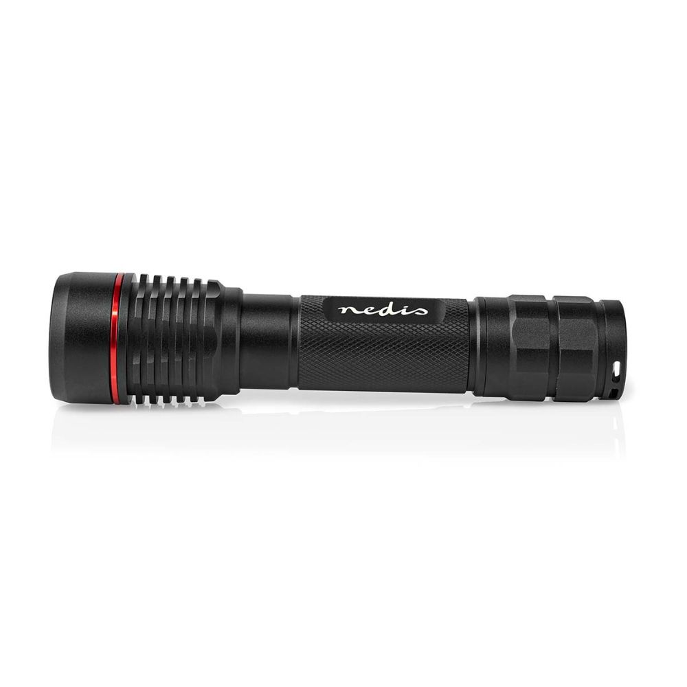 NEDIS Lampe torche LED étanche et submersible - 10 W 1000 lm - IPX7 - Aluminium anodisé - Noir4 NEDIS Lampe torche LED étanche et submersible - 10 W / 1000 lm - IPX7 - Aluminium anodisé - Noir
