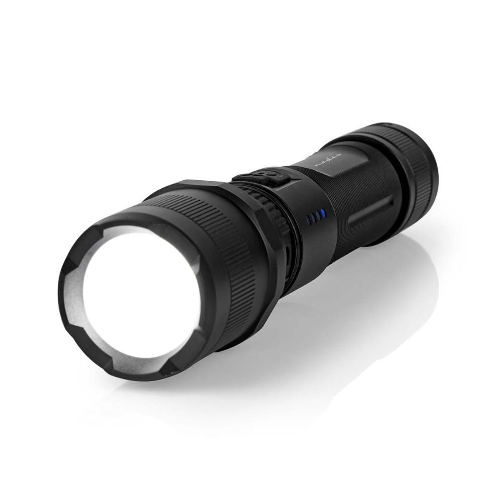 NEDIS Lampe torche LED rechargeable - 10 W / 1000 lm