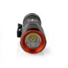 NEDIS Lampe torche LED robuste rechargeable - 20 W / 2000 lm - IPX6 - Aluminium anodisé - Noir / Orange