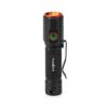 NEDIS Lampe torche LED robuste rechargeable - 20 W / 2000 lm - IPX6 - Aluminium anodisé - Noir / Orange