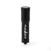 NEDIS Lampe torche de poche LED / Porte-clés - 3 W / 100 lm - Aluminium anodisé - IPX4 - Noir