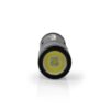 NEDIS Lampe torche de poche LED / Porte-clés - 3 W / 100 lm - Aluminium anodisé - IPX4 - Noir