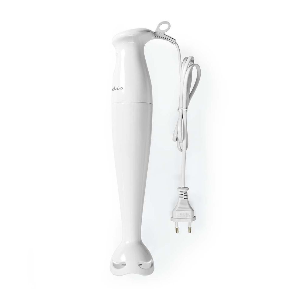 NEDIS Mixeur plongeant - 150 W - 1 Vitesse - Lames ultra-aiguisées - Compact et léger - Blanc