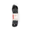 NEDIS Prise d'extension 3 voies 3680 W - Câble 3,00 m Noir