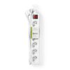 NEDIS Prise d'extension 6 voies 3680 W - Câble 1,50 m Blanc2 NEDIS Prise d'extension 6 voies 3680 W - Câble 1,50 m Blanc