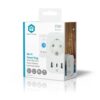 NEDIS Prise intelligente SmartLife Wi-Fi - 3680 W - 1x USB-C™ & 2x USB-A - Blanc
