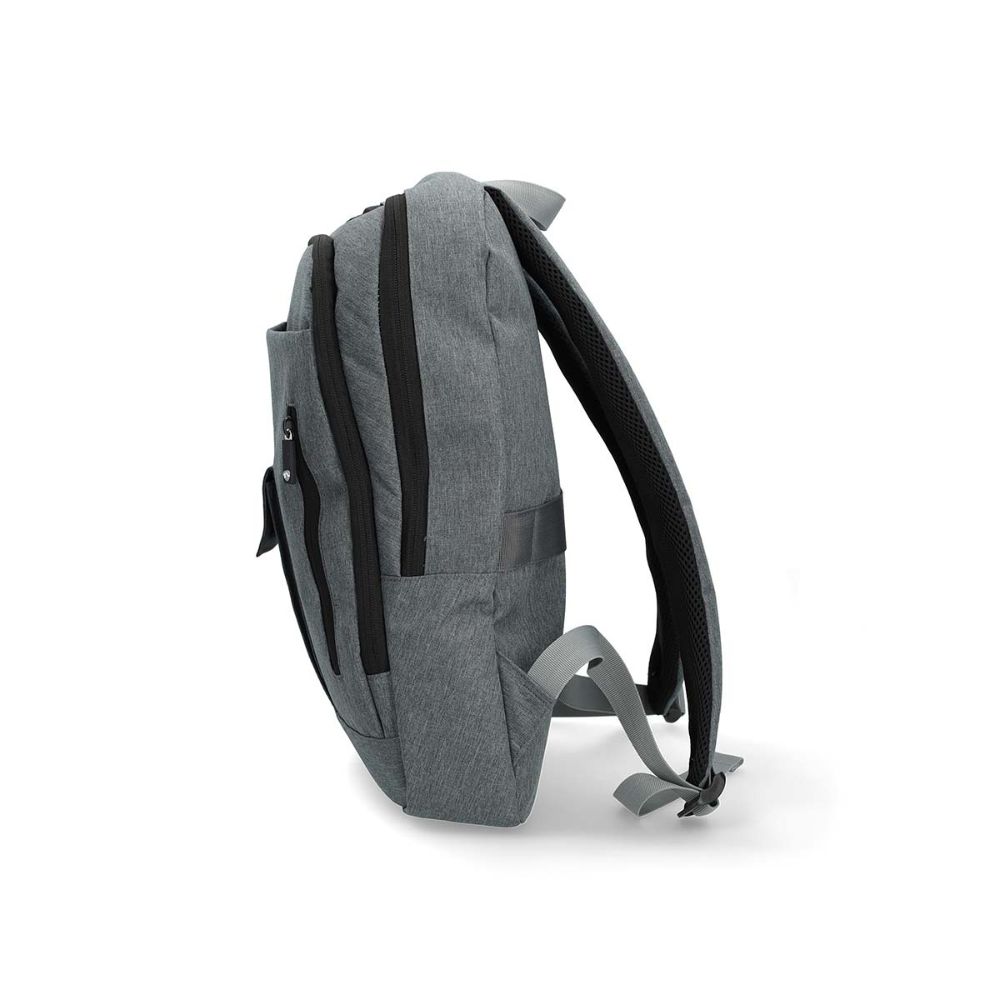 NEDIS Sac à dos pour ordinateur portable - 10" à 16" - Organisation intelligente - 10 Compartiments - Gris