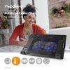 NEDIS Support ventilé haut de gamme pour ordinateur portable jusqu'à 18" - 2 Ventilateurs 140 mm LED - Hub USB - Noir