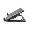 NEDIS Support ventilé haut de gamme pour ordinateur portable jusqu'à 18" - 2 Ventilateurs 140 mm LED - Hub USB - Noir