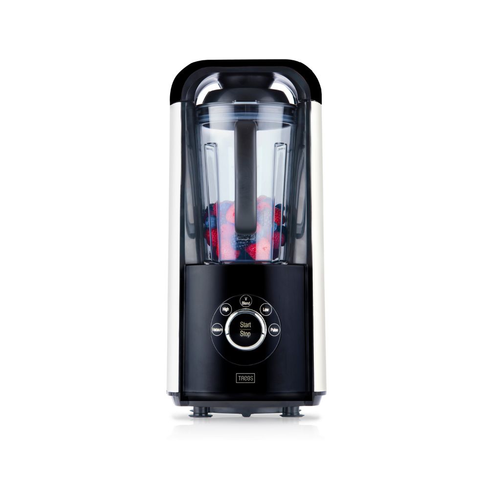 TREBS Blender sous vide Comfortjuicer - 1,5 L - 5 Fonctions - 6 Lames en acier inoxydable - Anti-oxydation & Préservation des nutriments - Noir