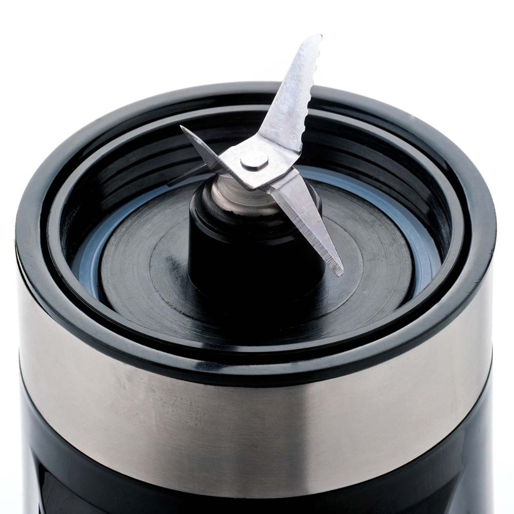 TREBS Gobelet Smoothie-to-go pro Comfortjuicer - 450 ml & Pichet 1 L - 2 Vitesses - Acier inoxydable Noir3 TREBS Gobelet Smoothie-to-go pro Comfortjuicer - 450 ml & Pichet 1 L - 2 Vitesses - Acier inoxydable / Noir