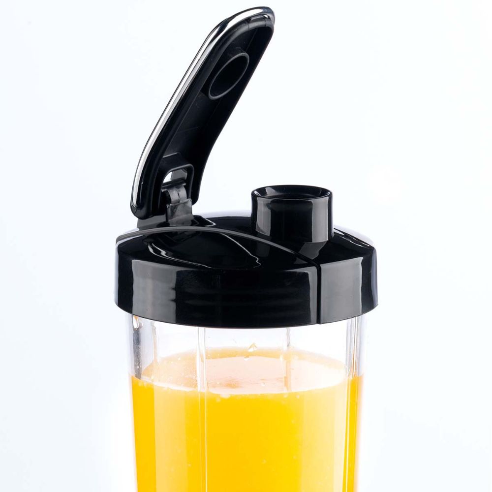 TREBS Gobelet Smoothie-to-go pro Comfortjuicer - 450 ml & Pichet 1 L - 2 Vitesses - Acier inoxydable Noir5 TREBS Gobelet Smoothie-to-go pro Comfortjuicer - 450 ml & Pichet 1 L - 2 Vitesses - Acier inoxydable / Noir